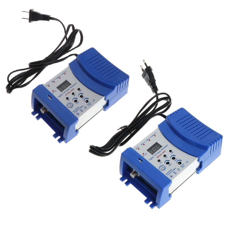 

Auto RF Modulator Audio Video TV Converter RHF UHF Signal Amplifier US/EU Plug