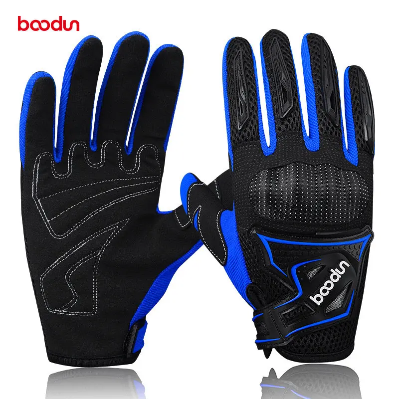 Boodun Full Finger Cycling Gloves Motocycle MTB Road Bike Gloves Men