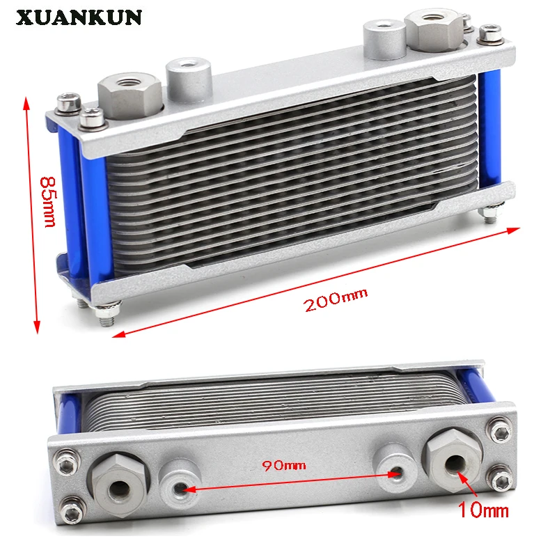 XUANKUN Мотоцикл масляный обогреватель, масляный радиатор новый мотоцикл воздушный охладитель