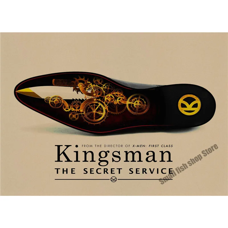 Kingsman: Секретная служба ретро плакат крафт бумага кафе домашний декор настенная