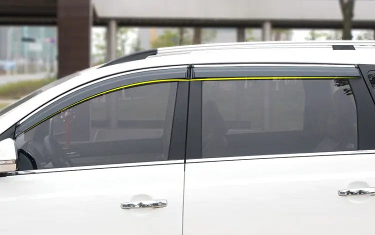 For Nissan Tiida 2006-2010 2008 First generation (C11) Plastic Exterior Visor Vent Shades Window Sun Rain Guard Deflector 4pcs