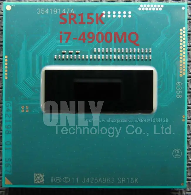 Процессор INTEL I7-4900MQ SR15K I7 4900MQ SR15K 2,8G-3,8G/8 M 47W чипы новые и оригинальные cpu