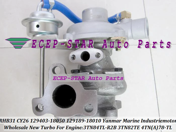 RHB31 CY26 MY61 VA110024 VA110021 129403-18050 Turbo Turbocharger For Yanmar Marine Industriemotor 3TN84TL 3TN82TE 4TNA78-TL (1)