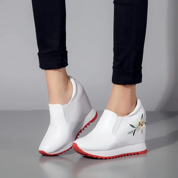 Stiefeletten {zorssar} Freizeitschuhe H Frauen Absatz zunehmende hohem mit Plattform he tdQhsCr