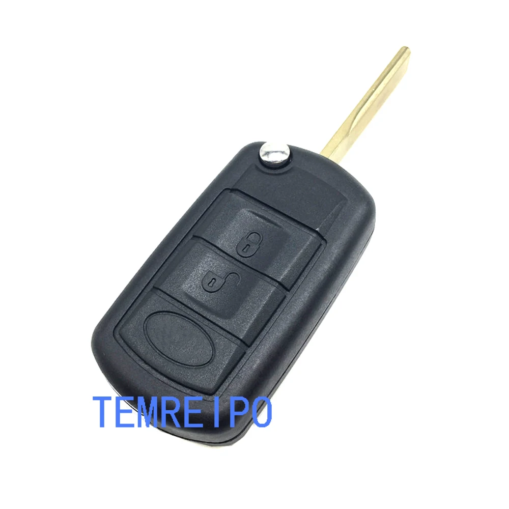 Replacement Flip Key Shell For Land Rover Discovery Lr3 Key Case For