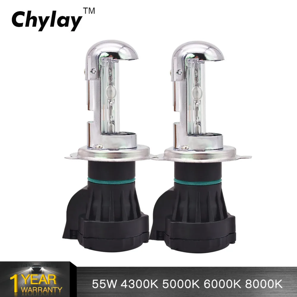 Пара 55 Вт ксеноновые H4 HID лампы H13 9004 9007 би для автомобильных фар 4300K 5000K 6000K 8000K hid