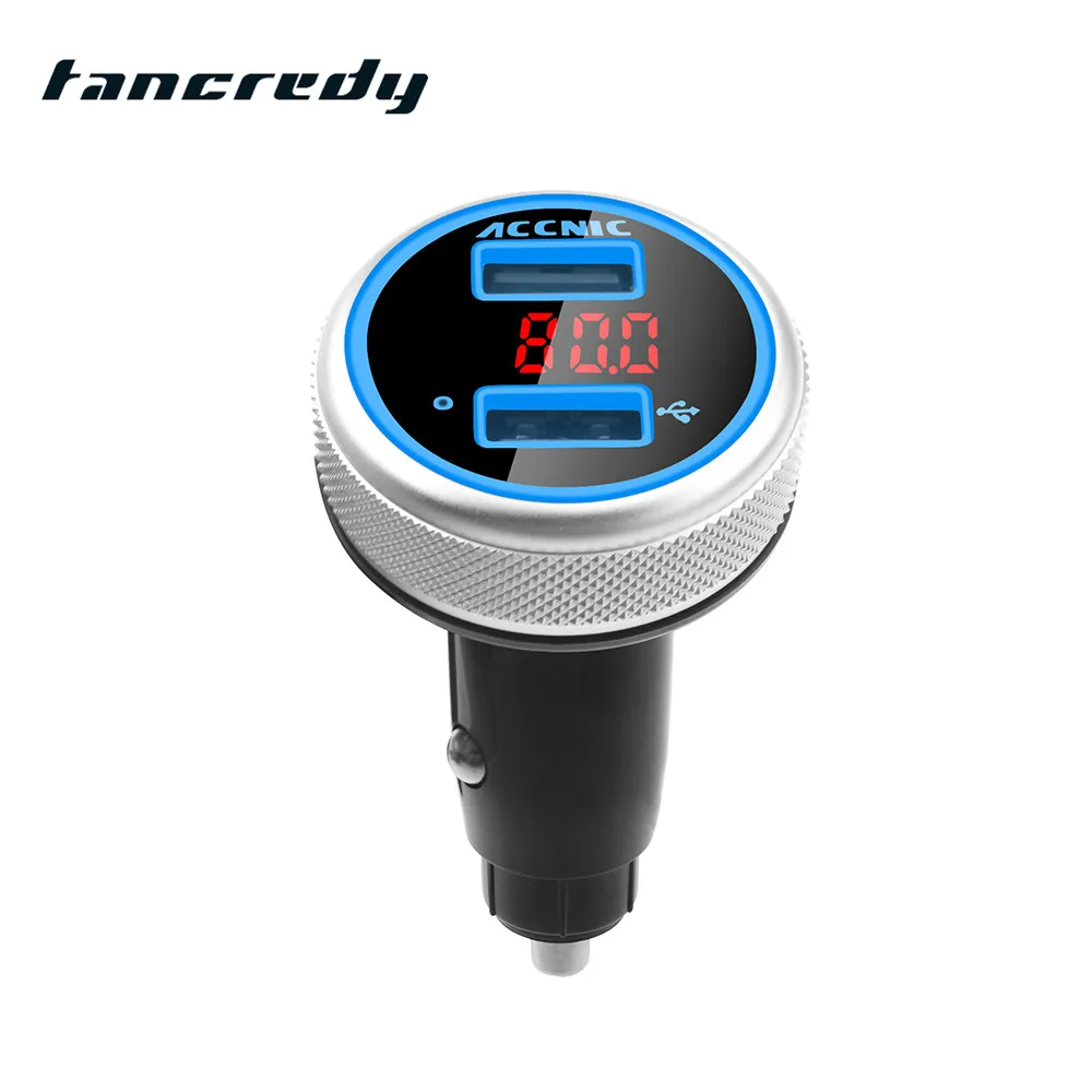 Car MP3 Player Bluetooth Dual USB Quick Car Charger FM Transmitter Adapter Voltage LCD Digital Display Bluetooth Handsfree Car MP3 Player Bluetooth Dual USB Quick Car Charger FM Transmitter Adapter Voltage LCD Digital Display Bluetooth Handsfree