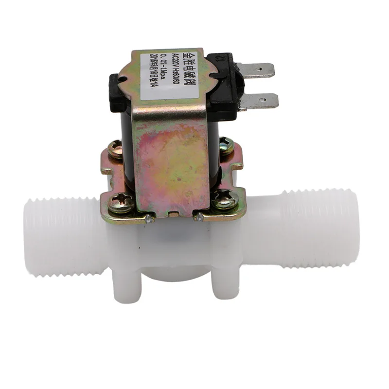 

AC220V Electric Solenoid Valve Magnetic N/C Water Air Inlet Flow Switch N/C 1/2''