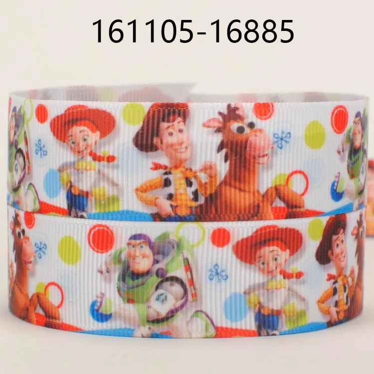 

NEW sales 50 yards toy story cartoon ribbon printed grosgrain ribbons free shipping