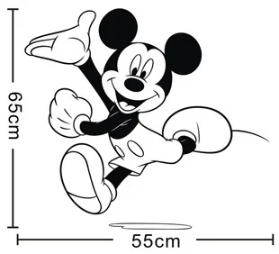 Hot Kartun Mickey  Mouse  Wall Stiker  untuk Anak anak Kamar  