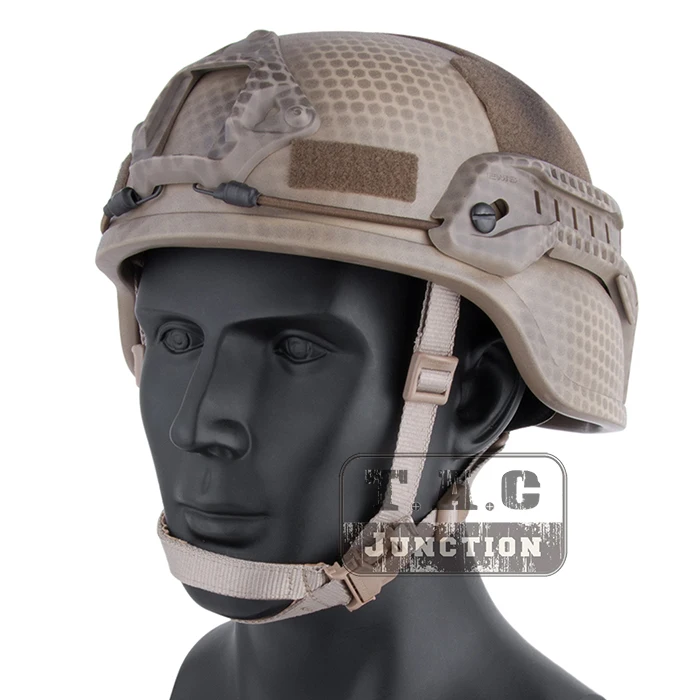 

Emerson Tactical ACH ARC MICH 2000 TC-2000 Helmet Advanced EmersonGear Head Protective with NVG Shroud & Side Rail