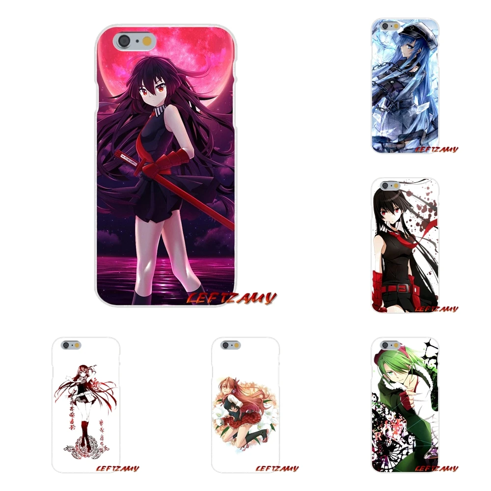Для samsung Galaxy S3 S4 S5 мини S6 S7 край S8 S9 плюс Примечание 2 3 4 5 8 Akame ga убить аниме