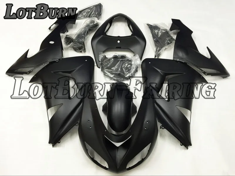 

Custom Made Motorcycle Fairing Kit Fit For Kawasaki ZX10R 636 ZX-10R 2006 2007 06 07 ABS Fairings fairing-kit Injection