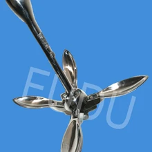 1,5 кг 3.3Lb лодка якорь из нержавеющей стали складной якорь грейнеля якорь для морской яхты/лодки