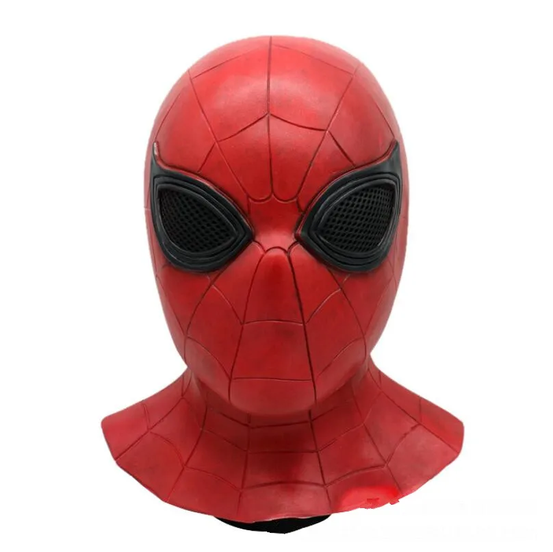 

Red Spiderman mask Cosplay Costume 3D print Lycra Spandex Mask black/ blackAdult sizes Party supplies free delivery