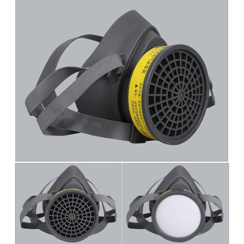 Фильтр, коробка, полный респиратор, хлопковый фильтр, Пылезащитная маска для лица, противогаз для химии, краска, фильтр, коробка/хлопковый фильтр