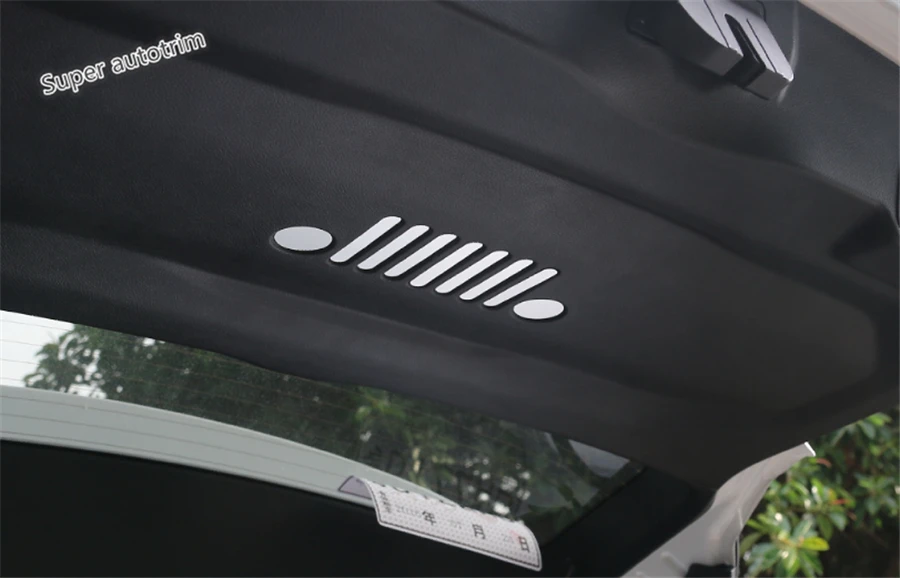 Lapetus металлическая задняя дверь багажника внутри эмблема наклейка аксессуары внутренняя отделка 9 шт. для Jeep Compass