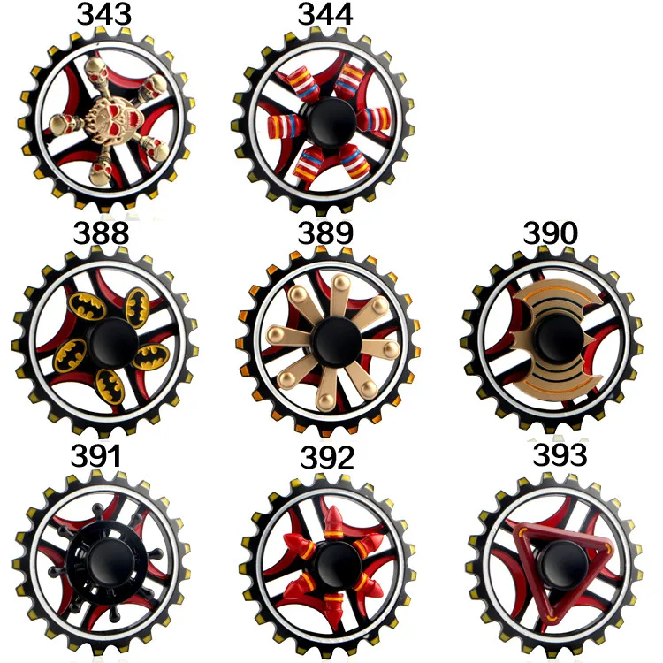 Double Bearing Metal Fidget Spinner Alloy Hand Spiral Adult