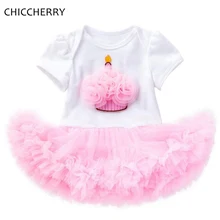 Розовое Кружевное платье-пачка для маленьких девочек, платье на день рождения для детей 1 и 2 лет, Детская праздничная одежда Летнее Детское платье Одежда для младенцев