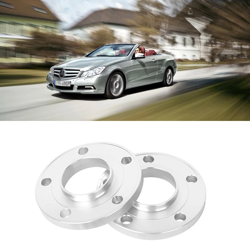 

2PCS 5x112 66.6CB Aluminum Centric Wheel Spacers Tire Adapters Rims Flange Hubs For Benz Series