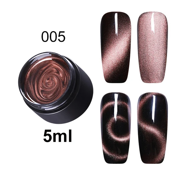 5ml 005 LEMOOC 8 мл 5D гель для ногтей кошачий глаз Магнитный впитывающий УФ-гель звездное небо эффект нефрита впитывающий УФ-Гель-лак для маникюра ногтей - Цвет: 5ml 005