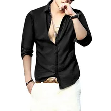 Мужские рубашки модные однотонные льняные рубашки с длинными рукавами модные мужские повседневные рубашки весенние мужские тонкие белые рубашки