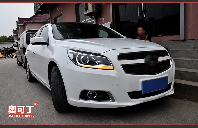 AKD автомобильный Стайлинг Головной фонарь для Chevrolet Malibu фары 2012- Malibu светодиодный DRL Hid Bi Xenon автомобильные аксессуары