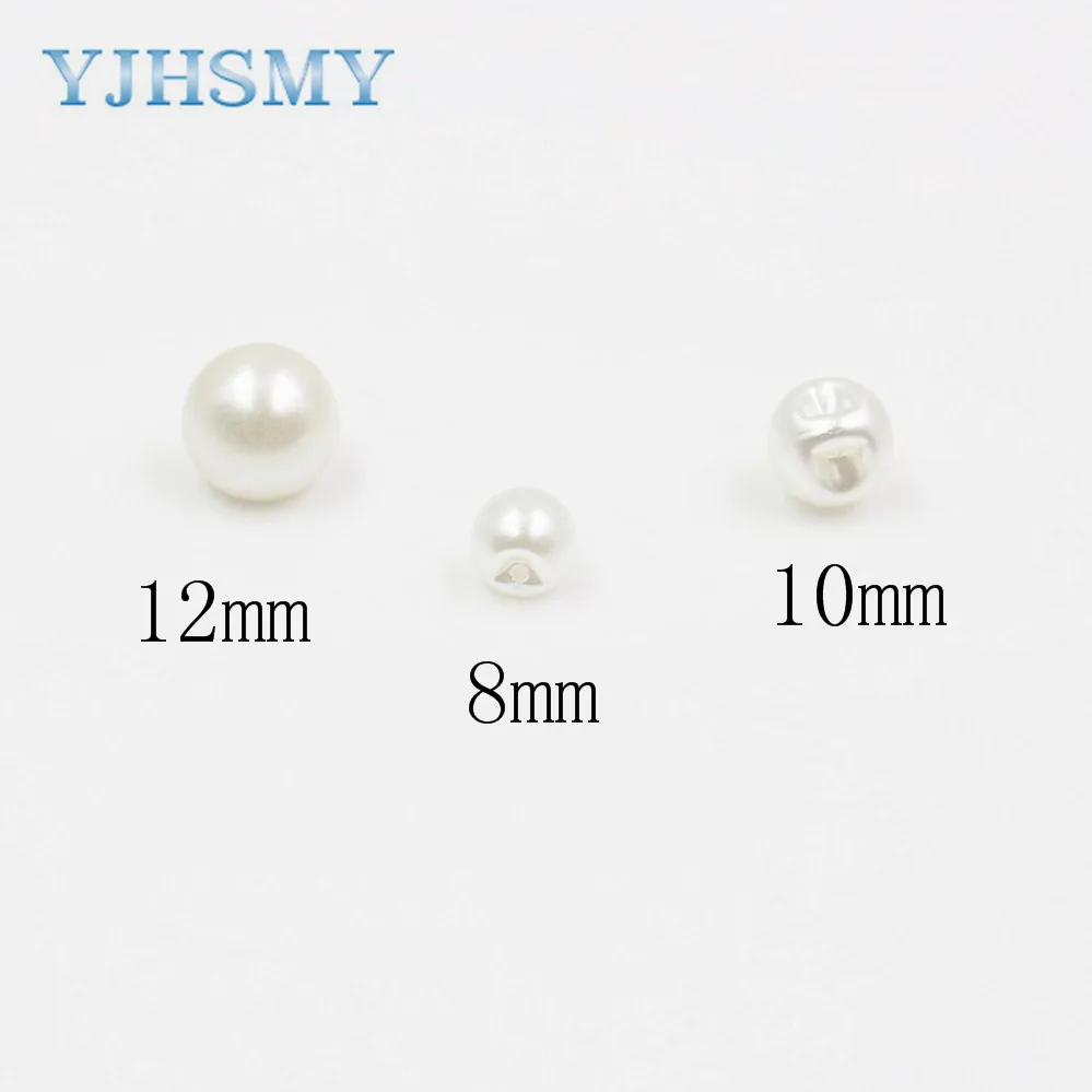 

YJHSMY, 179186,10pcs/Lot,8/10/12mm High quality classic fashion imitation pearl buttons, clothing accessories, DIY handmade
