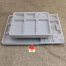 50 шт. Стоматологические одноразовые пластиковые поддоны лоток сегрегированный размещенные маленькие и большие стоматологические инструменты Приборы Стоматологические Расходные материалы