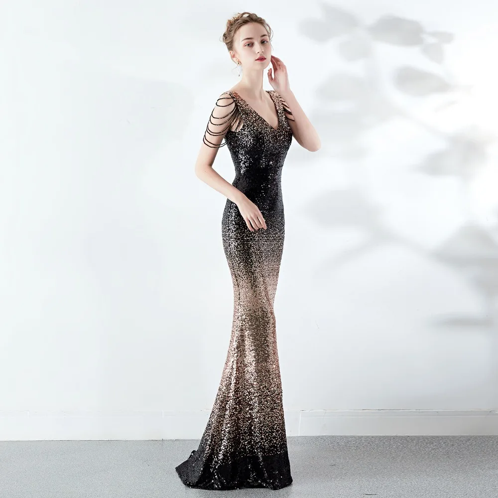 Summer Dress Party long crystal diamond rhinestone dress sexy slim women party dress annual meeting host party club wear (16)