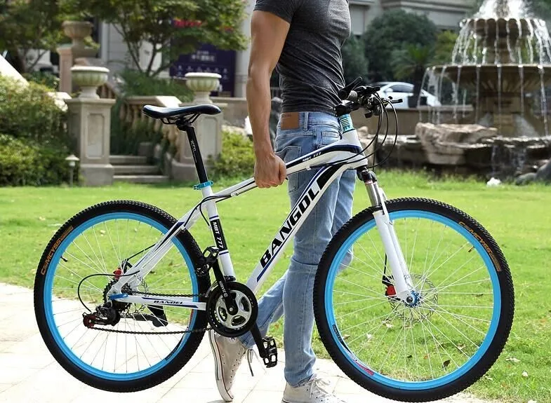 Sale Double Disc Bicycle High Carbon Steel Materials 26 Inches 21 Speed Double Disc Brake 7