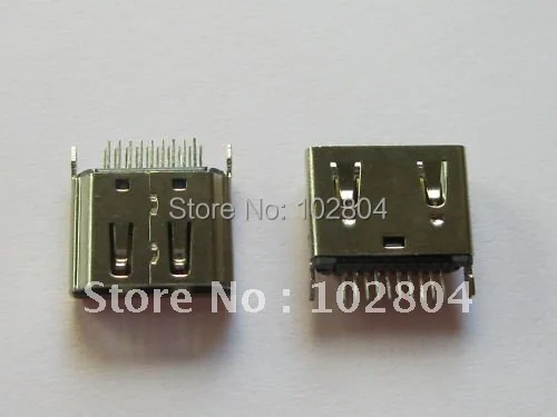 

30 pcs per Lot HDMI Female Jack Connector 19 pin 180 Degree 2 Row