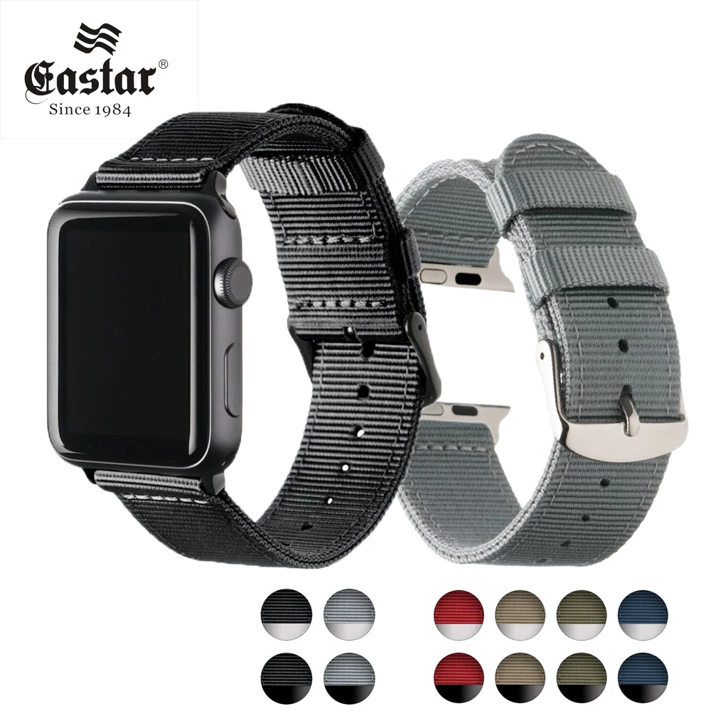 Eastar Lightweight Breathable waterproof Nylon strap for apple watch band 42mm 38mm for iWatch serise 3 2 1 watchband Sport Loop