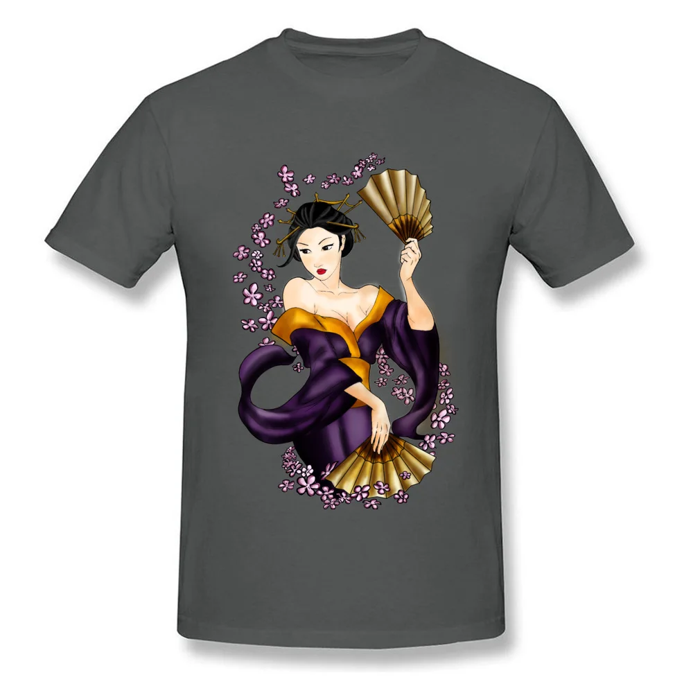 New Arrival Men's Tops Shirt GEISHA Custom Tshirts All Cotton Short Sleeve Leisure T Shirt Round Collar Drop Shipping GEISHA carbon