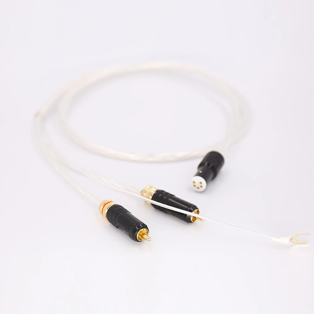 Бесплатная доставка 1 5 м ODIN Tonarm кабель Pin DIN & RCA Phono вертушки аналоговый кабель|pin