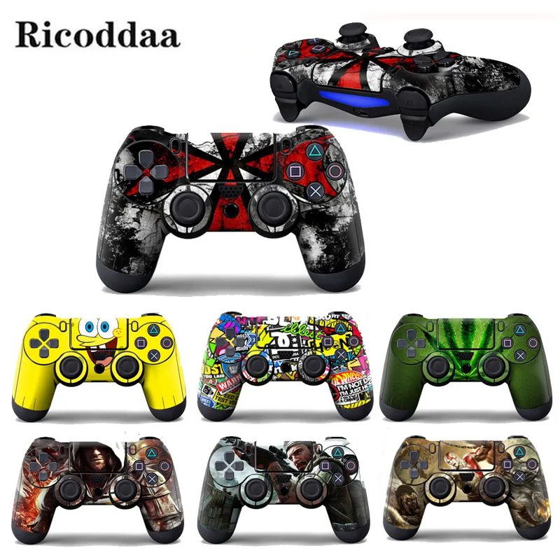 

Bombing Bomb Joker Man Game Stickers For PS4 Gamepad Stickers Skin Skins Cover For PlayStation4 Controller Game Accessories