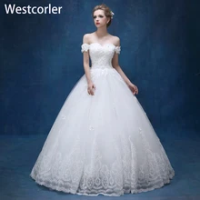 

2018 New Elegant Ball Gown Bridal Dress Plus Size Lace Wedding Dress Princess with Sleeve