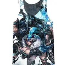 Майка для мужчин League of Legends 3D принт спортивный бюстгальтер жилет бодибилдинг Без Рукавов Рубашка Мужская s одежда летние майки Sing