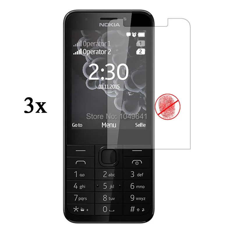 Защитная пленка для экрана для Nokia 230 Nokia 230 Dual SIM защитная пленка глянцевая матовая Передняя прозрачная lcd 3 шт