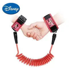 Disney Детские анти потерянный браслет с замком безопасности ключ ремни и поводки прогулки Ручной ремень для малышей детей