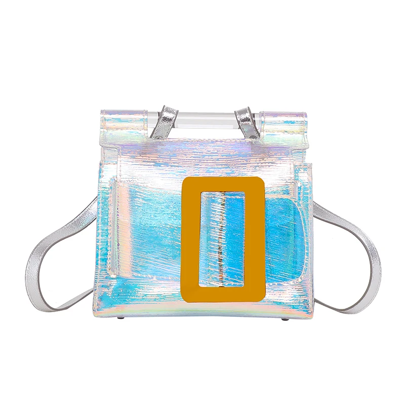 

Korean Style Crossbody Bags for Women 2019 Laser Transparent Bags Fashion Women Shoulder Bag Messenger PVC Waterproof Beach Bag