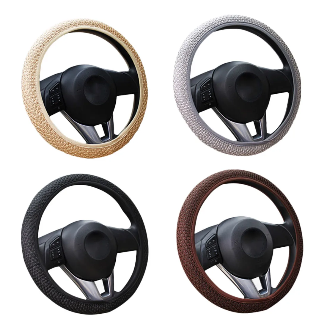 Dewtreetali Hot Sale Skidproof Durable Car Steering Wheel Cover