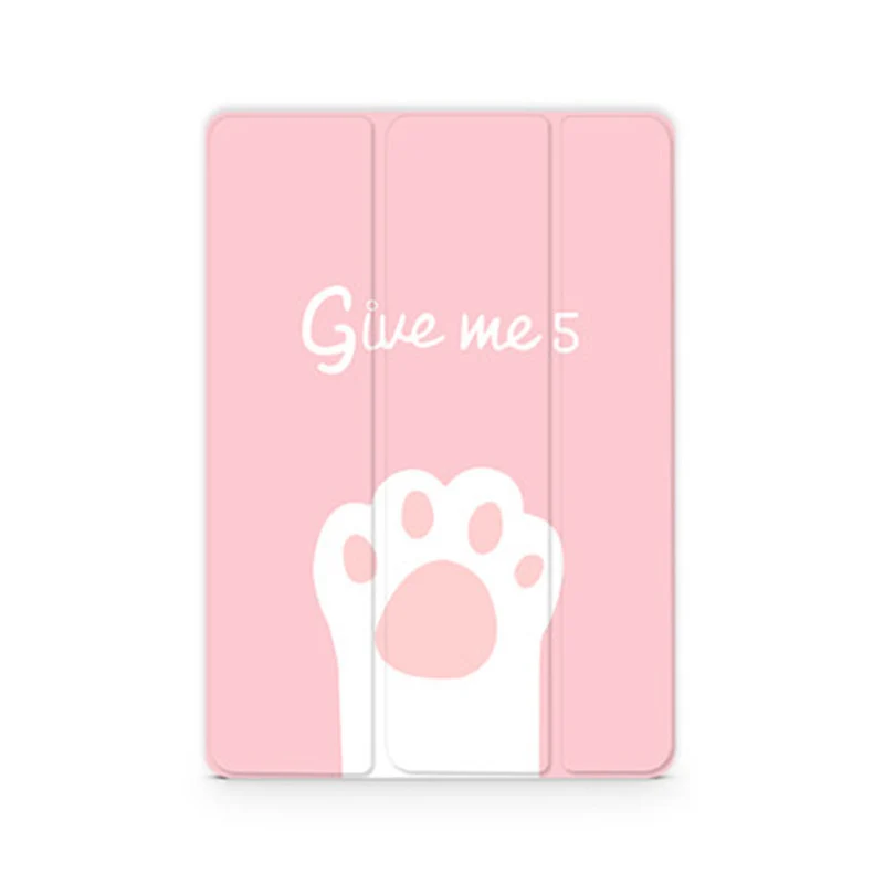 

Cute Case for iPad pro 11 Tri Foldable Stand Cartoon Lovely Cover for iPad mini 1 2 3 4 5 Air 1 2 3 pro 10.5 New 2018 2019