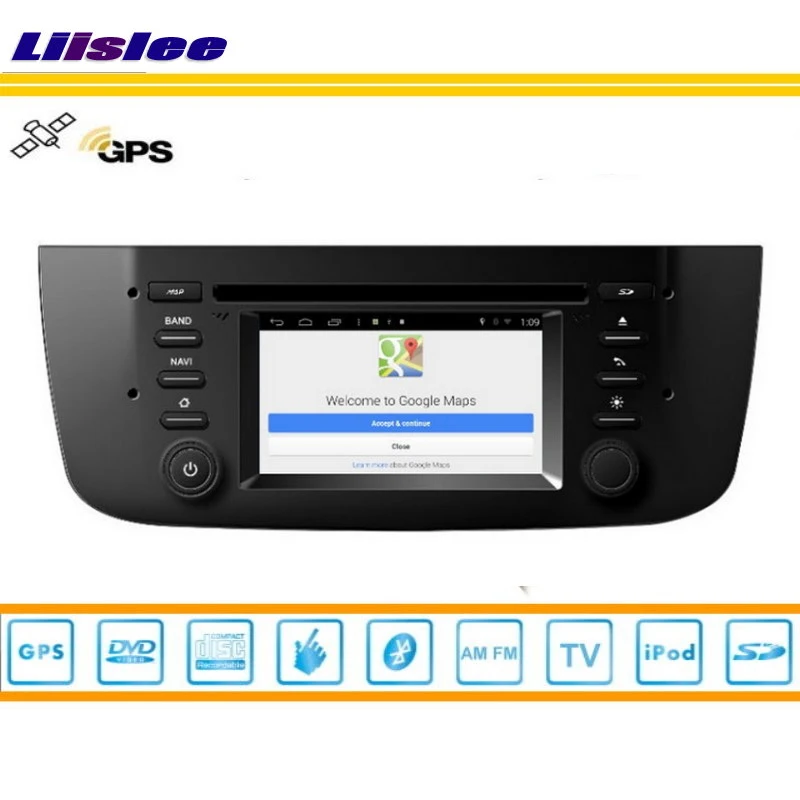 Perfect Liislee For Fiat Punto 2012~2013 Car GPS Nav Navi Map Navigation Radio Stereo TV DVD iPod BT HD Screen S160 Multimedia System 1