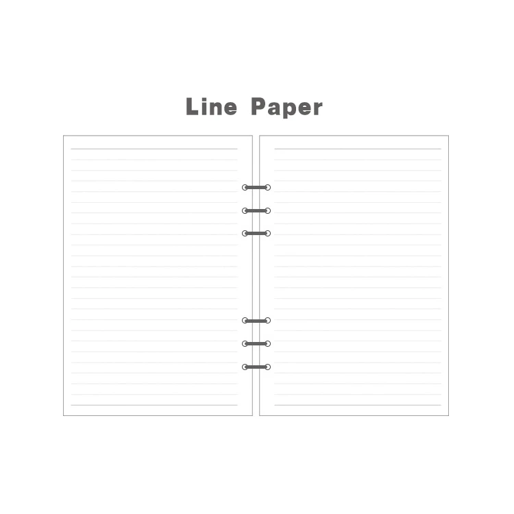 CXZY A5 A6 A7 запасной лист страницы спираль блокнот бумажный планировщик Еженедельный Ежемесячный план точечная сетка пустой эскиз пуля ежедневно - Цвет: C