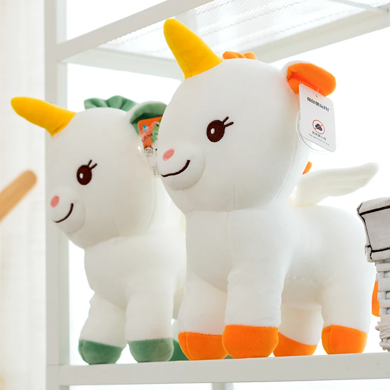 Easykoko 33/40/60cm Plush Stuffed Unicorn Toy High Quality Cartoon Gift For Children Animal Horse | Игрушки и хобби
