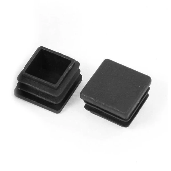 Hot Sale 12 Pieces Plastic Black Square Plugs for The Ends Table leg End Inserted Tube 20mm x 20mm Hot Sale 12 Pieces Plastic Black Square Plugs for The Ends Table leg End Inserted Tube 20mm x 20mm