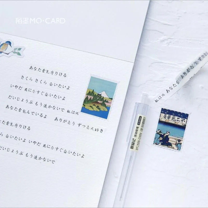 Ukiyo e новые идеи наклейки для ноутбука в штучной упаковке альбом поделки
