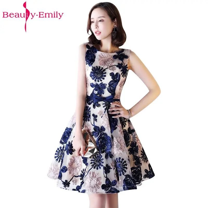Beauty Emily New Fashions A-Line Short Sexy Party Prom Dresses 2017 Homecoming Dresses O-Neck Sleeveless Formal Dresses Beauty Emily New Fashions A-Line Short Sexy Party Prom Dresses 2017 Homecoming Dresses O-Neck Sleeveless Formal Dresses
