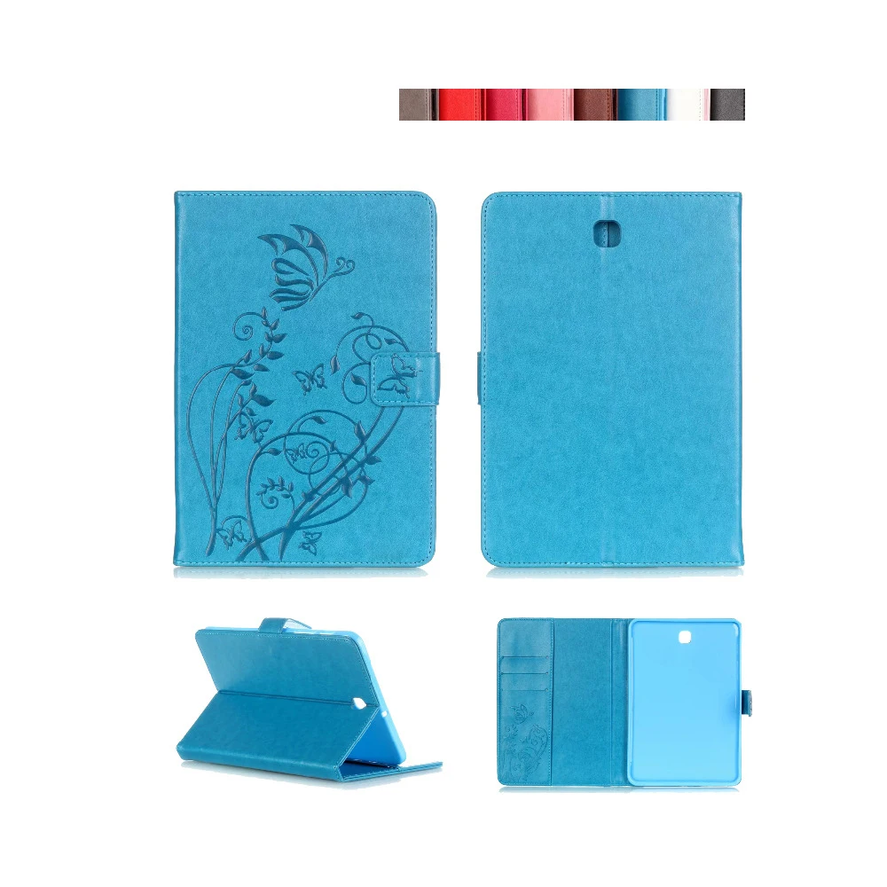 

For Samsung Galaxy Tab S2 8.0 T710 Case painted butterfly pu Leather Flip Stand Cover for Samsung Galaxy Tab S2  T715 T710 Case